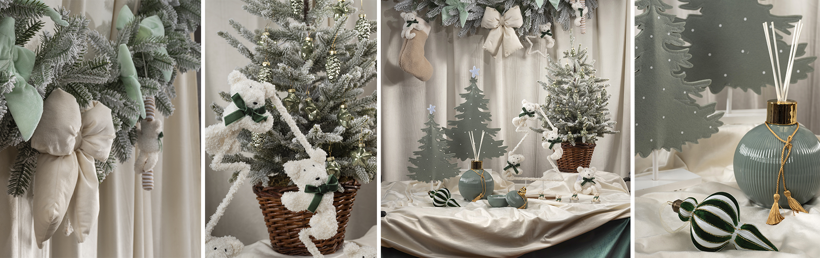 decorazioni natale verde