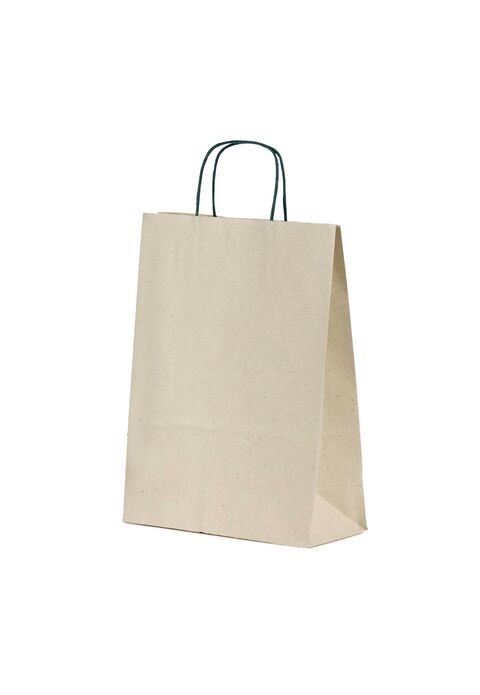 shopper in carta tinta unita 100% riciclata