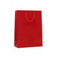 shopper in carta palstificata opaca colore bordeaux