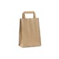 shopper carta kraft vana con maniglia piatta