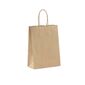 shopper carta kraft avana con maniglia intrecciata