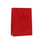 shopper in carta palstificata opaca colore bordeaux